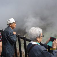 箱根　大涌谷へ