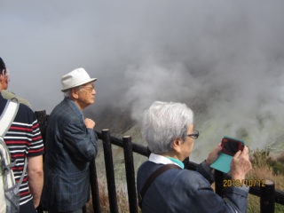 箱根　大涌谷へ