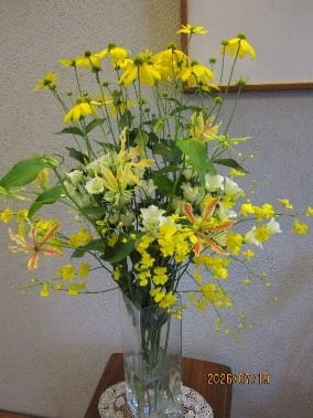 7月ブログ 今月のお花